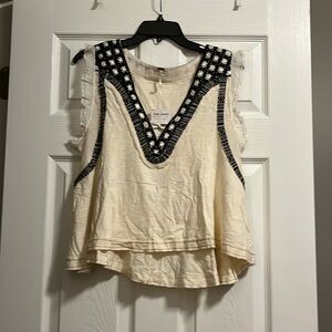 Free people tank top shirt size xs new w tags